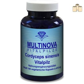 Preview: Cordyceps sinensis Raupenpilz 140 Kapseln