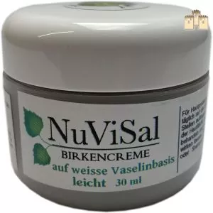 NuViSal Teersalbe Birkencreme Birkenteer Salbe "leicht" 30 ml