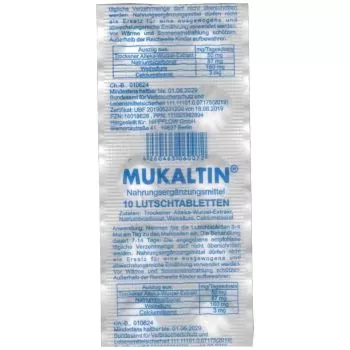 Natürlicher Schleimlöser bei Husten: Mukaltin Lutschtabletten