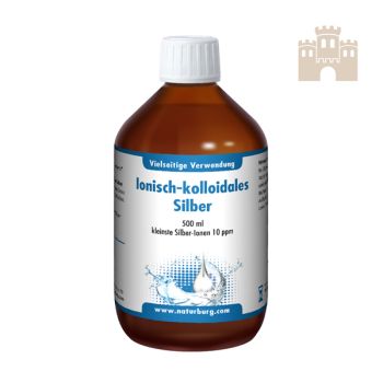 Preview: Silberwasser Kolloidales Silber 10ppm 500 ml Preview: Silberwasser Kolloidales Silber 10ppm 500 ml