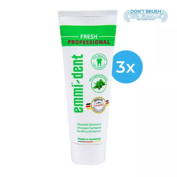 Ultraschall Zahncreme emmi-dent Fredh 3-er Pack jetzt im Set kaufen