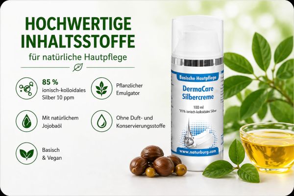 Kolloidales Silber Creme Wirkung für die Haut