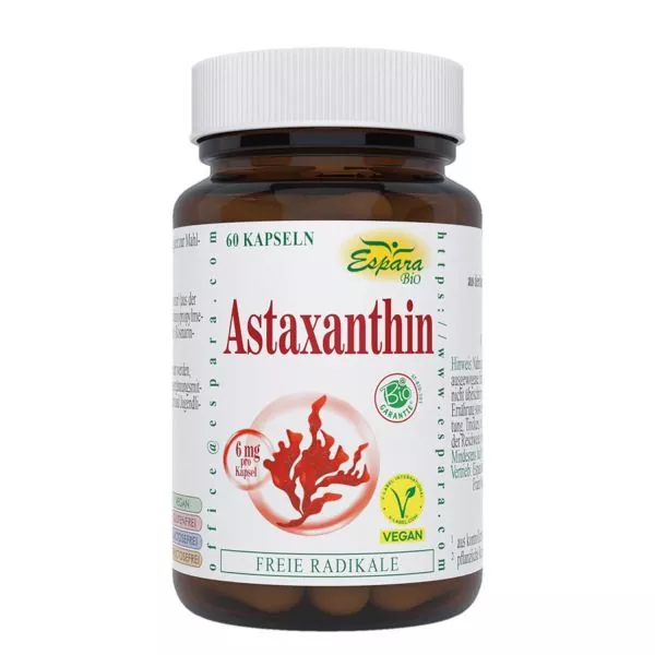 Astaxanthin 6mg Kapseln von Espara Astaxanthin 6mg Kapseln von Espara