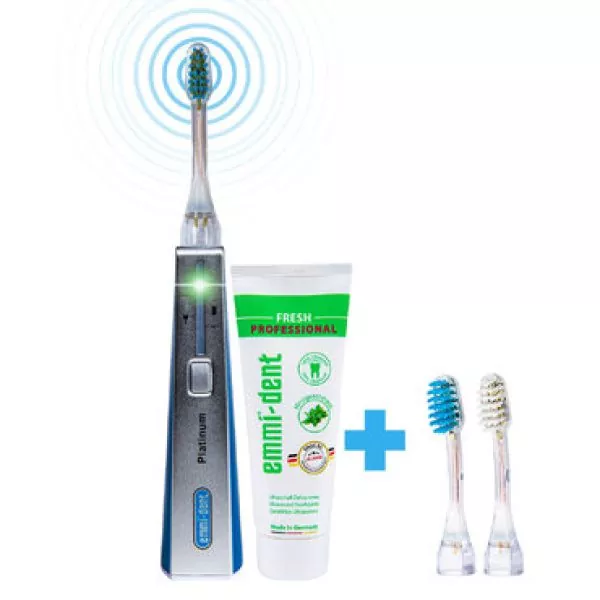 Ultraschallzahnbürste emmi-dent Platinum Starter-Set Farbe blau Ultraschallzahnbürste emmi-dent Platinum Starter-Set Farbe blau