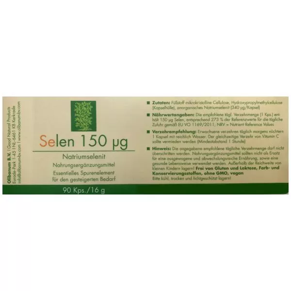 Selen Kapseln Tabletten von Olibanum NL Selen Kapseln Tabletten von Olibanum NL